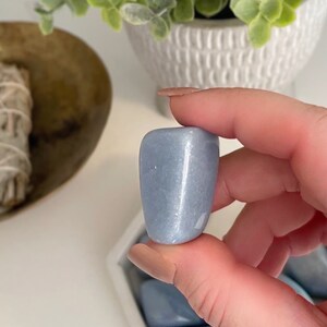 Tumbled Angelite | Angelite | Tumbled Crystal | Large Angelite Tumbled