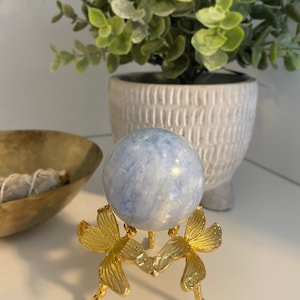 Celestite Sphere | Crystal Sphere | Blue Celestite | Blue Celestite Sphere