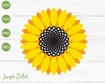 Download Giant Sunflower Svg Etsy