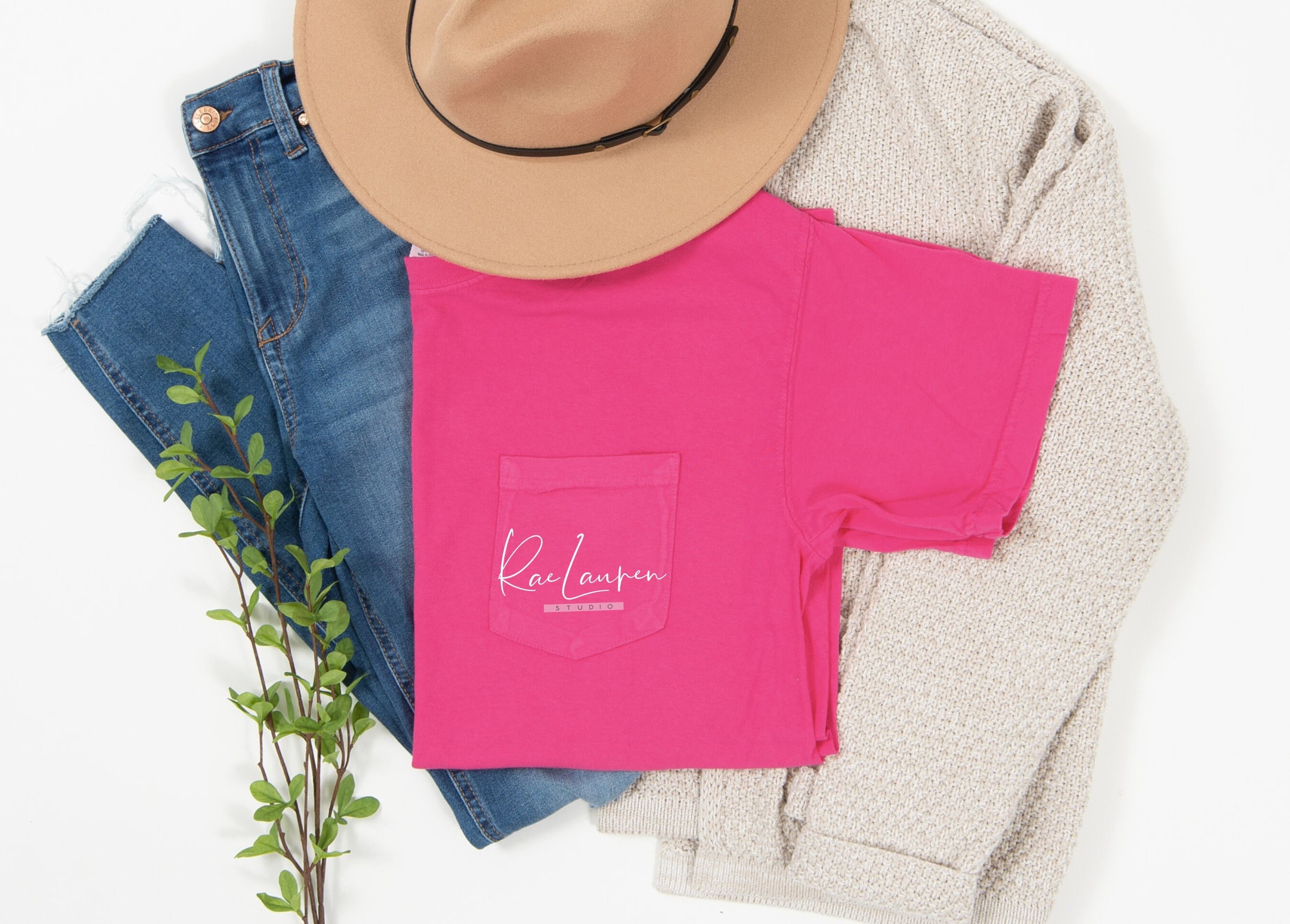 comfort colors mock up