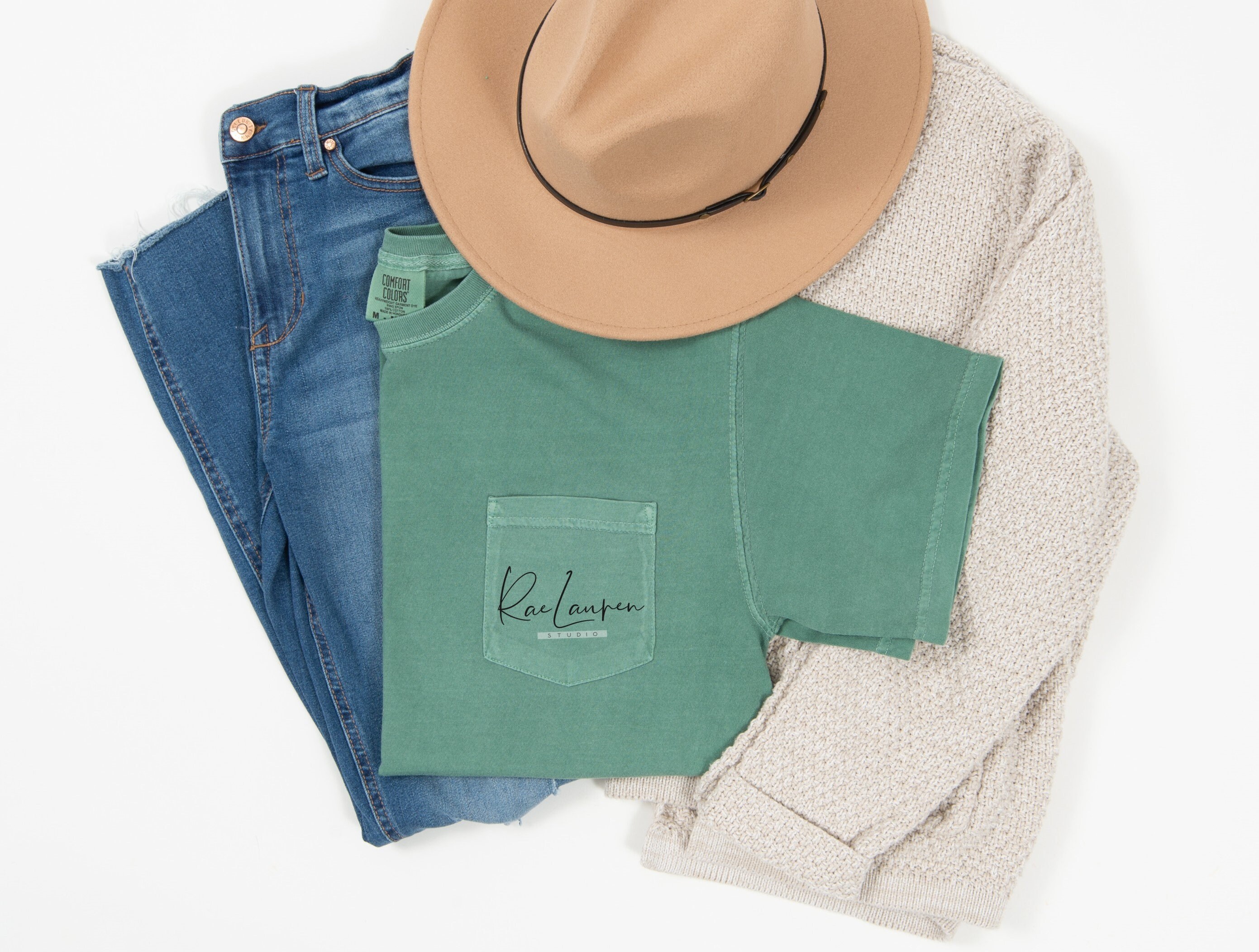 comfort colors mock up