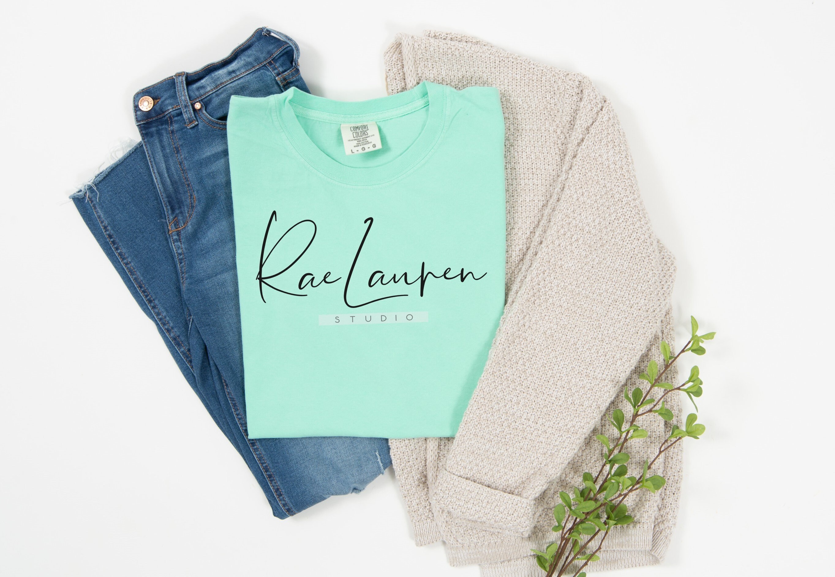 comfort colors mock up