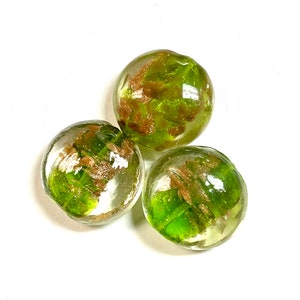 5 PCs Lampwork Beads, Lampwork Glass Beads, Focal Beads, Murano Glass Beads, Venetian Glass Beads, Silver Foil Beads, Handmade Glass Beads