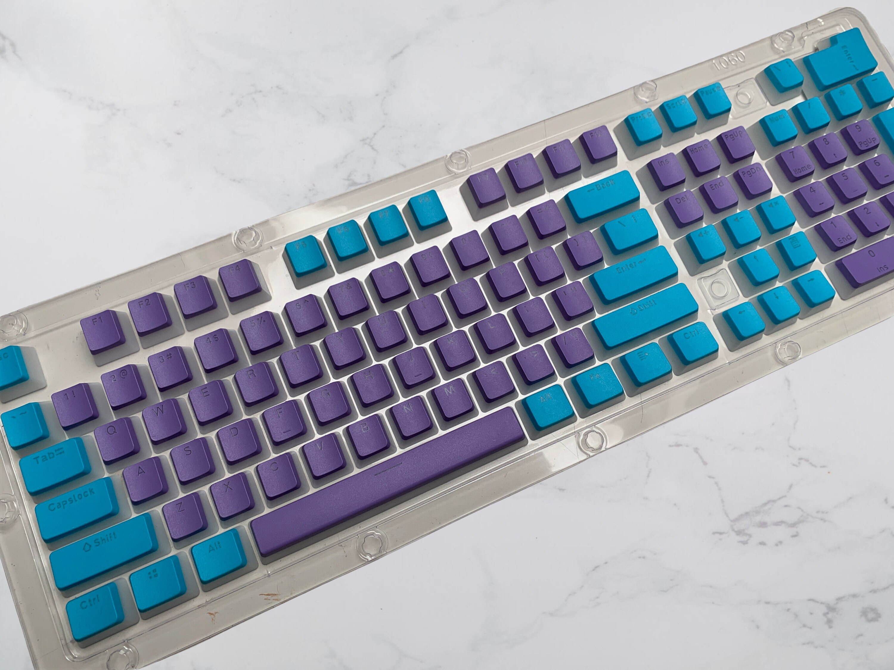 96 Keychron K4 Pudding Custom Keyboard Computer Keycaps Keycaps ISO