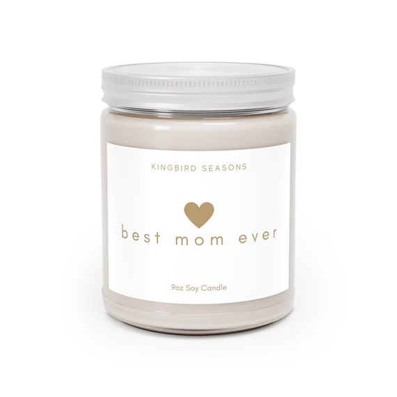 Best Mom Ever Candle | 9oz Soy Wax Candle | Perfect Gift for Mom | Mother's Day Gift | Mom Birthday Gift | Mom Holiday Gift