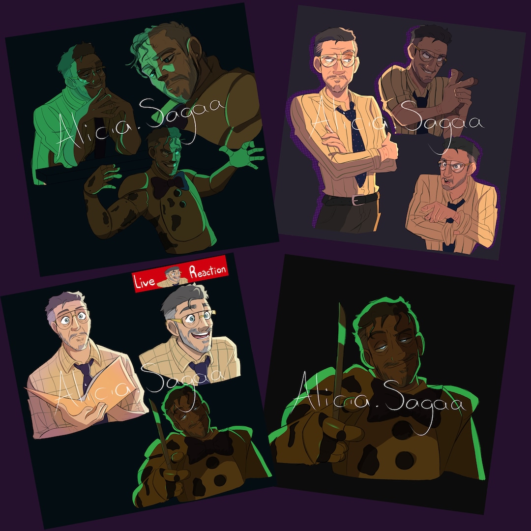 William Afton Five Nights at Freddy’s Movie Stickers - Etsy