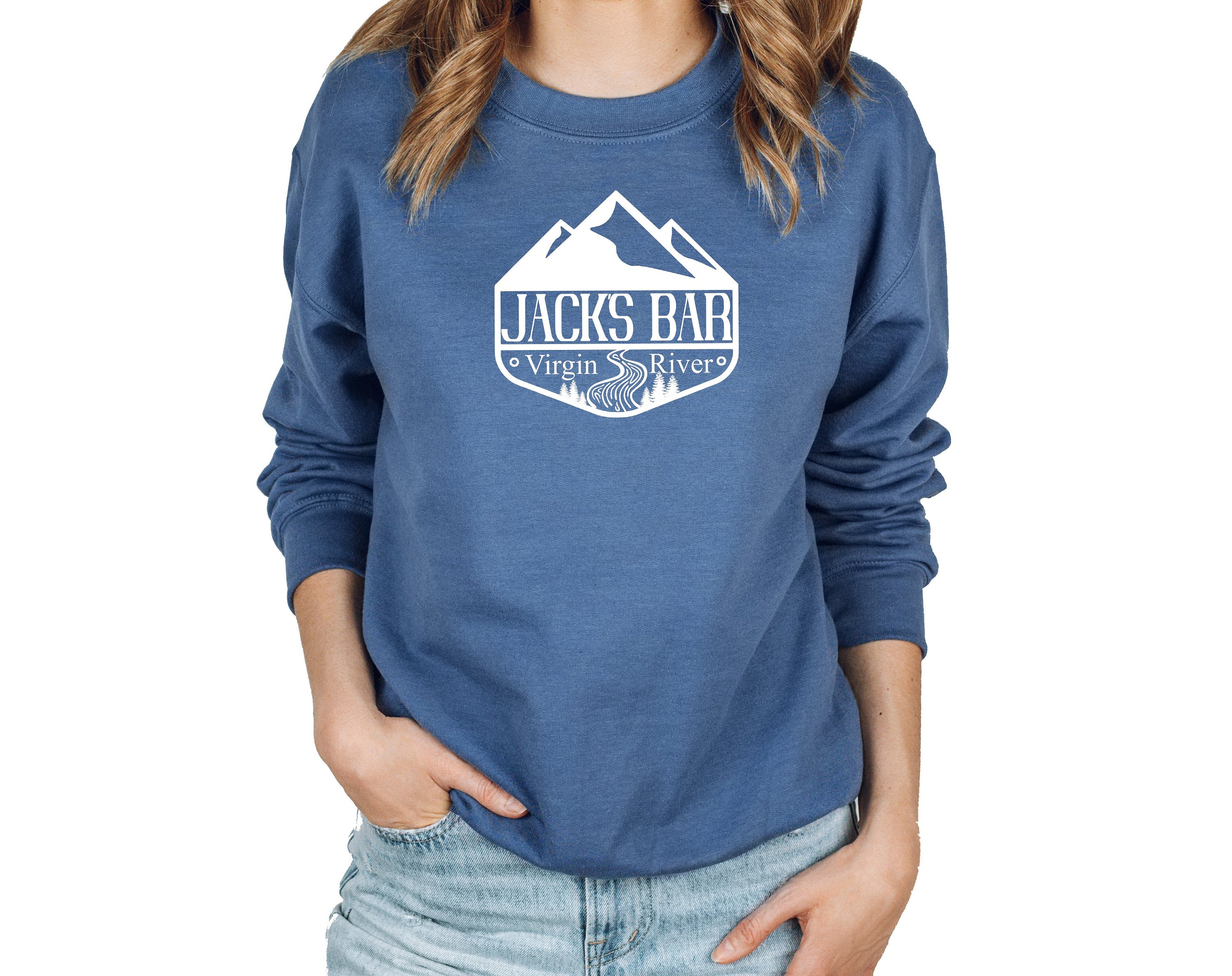 Jack's Bar Virgin River Crewneck Sweatshirt Merchandise Etsy