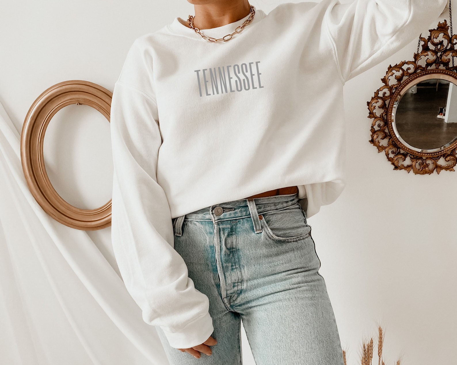 Tennessee Sweatshirt Tennessee Crew neck Sweatshirt Etsy