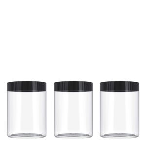 8oz Plastic Jars with Lids - 4 Pack