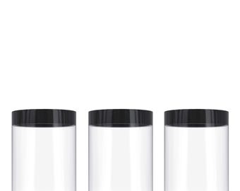 8oz Plastic Jars with Lids - 5 Pack