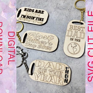 Father&#39;s Day Laser Cut File, Laser File, SVG Cut File