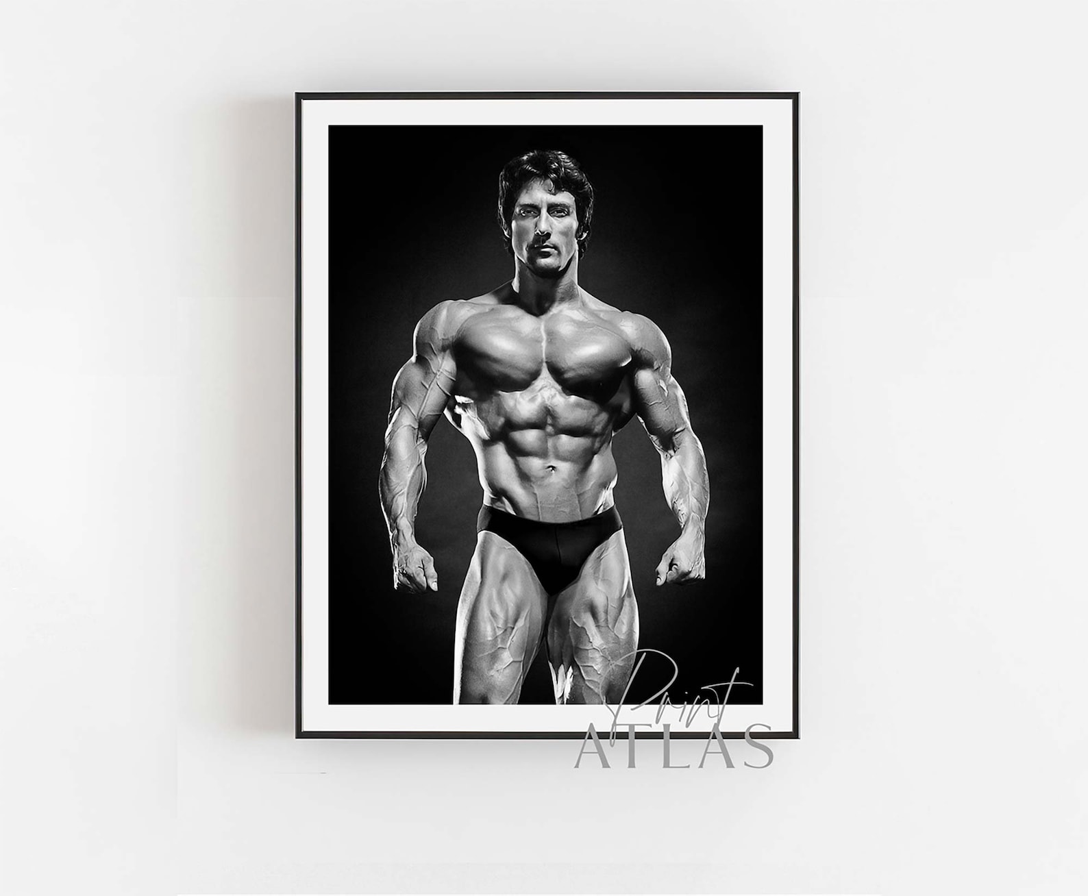 Frank Zane Print Threetime Mr. Olympia 197779 Vintage Etsy