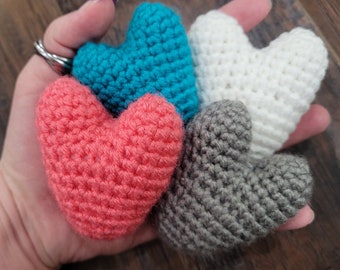 PATTERN: My Heart Mini Plush Crochet Amigurumi Pattern, Crochet Mini Heart Pattern, Crochet Heart Amigurumi, Mini Amigurumi Heart