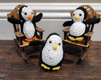 PATTERN: Penguin Friends Crochet Amigurumi Pattern, Crochet Penguin Pattern, Crochet Penguin Amigurumi, Crochet Mini Penguin