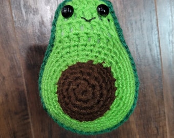 PATTERN: Cada Cato Crochet Amigurumi Pattern, Crochet Avocado Pattern, Crochet Avocado Amigurumi, Mini Avocado Amigurumi, Crochet Avocado