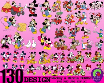 Download Mickey And Minnie Svg Etsy