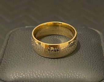 Anillo De Nombre Árabe Anniyo Golden Islamic Alá Ring Girl Anillo De Nombre Árabe Anniyo Golden Islamic Alá Ring Girl