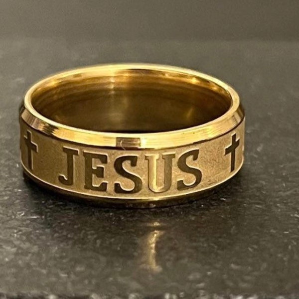 Jesus Ring - Etsy