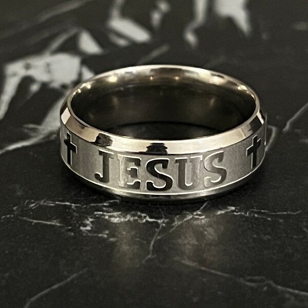 Jesus Ring - Etsy