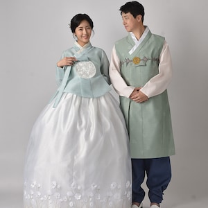 Korean Couple Wedding Hanbok ARISOL - Etsy