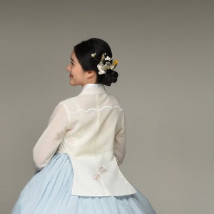 Koreanisches Paar Hochzeit Hanbok minteu Bild 7