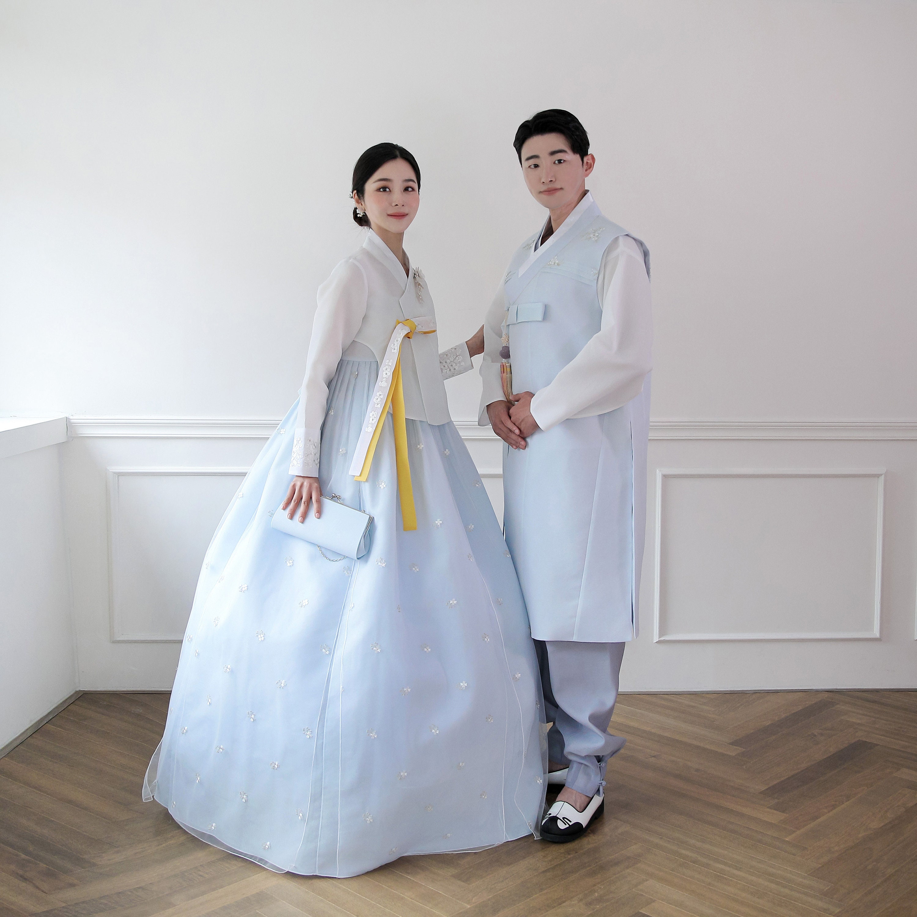 Hanbok de boda de pareja coreana neulhaerang Etsy Espana