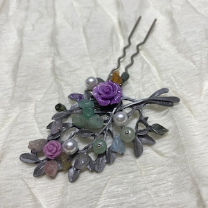 Hair Pin Korean Traditional Hair Accessory Hanbok Chignon Ornament Binyeo  뒤꽃이 11