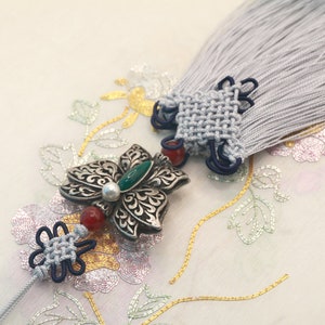Butterfly Norigae Korean Traditional Hanbok Handmade Fashion Tassel for Women 노리개 NS023