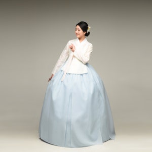 Koreanisches Paar Hochzeit Hanbok minteu Bild 5