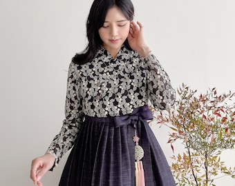 Der moderne Hanbok für Frauen ist ein schöner Hanbok für Herbst und Winter