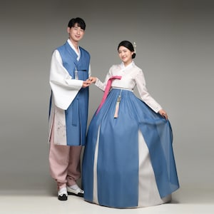 Korean Couple Wedding Hanbok - danmi