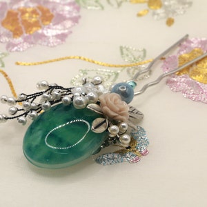 Women Korean Traditional Hair Pin Female Hanbok Dress decoration ornament Binyeo  뒤꽃이 12