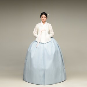 Koreanisches Paar Hochzeit Hanbok minteu Bild 4