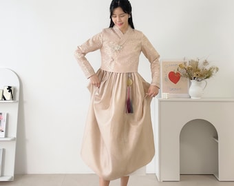 Korean Women&#39;s  modern Hanbok daily hanbok for Spring-  Mirage