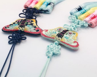 Norigae Korean Traditional Hanbok Handmade Fashion Tassel for Women 노리개 N017