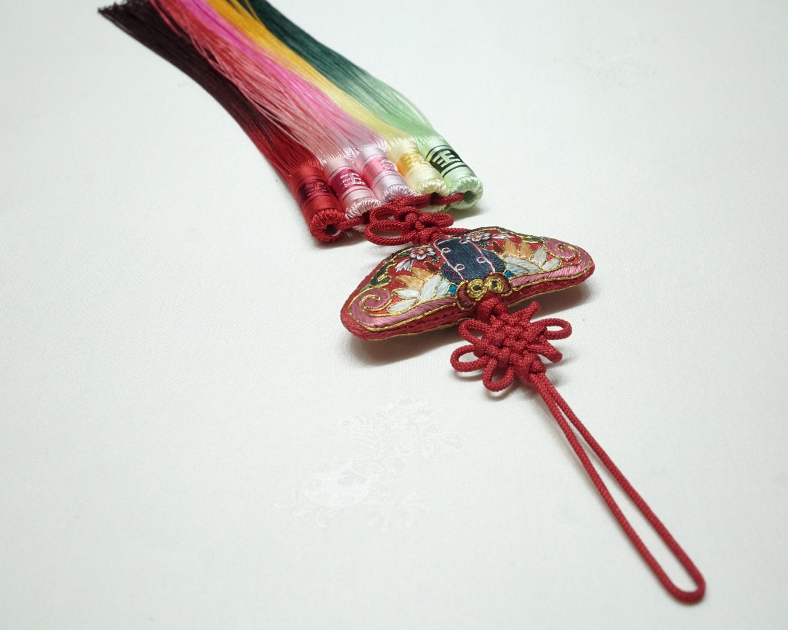 Butterfly Norigae Korean Traditional Hanbok Handmade Fashion Etsy