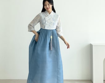 Der moderne Hanbok der koreanischen Frauen täglich hanbok für Sommer-Maria