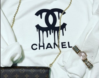 chanel drip hoodie