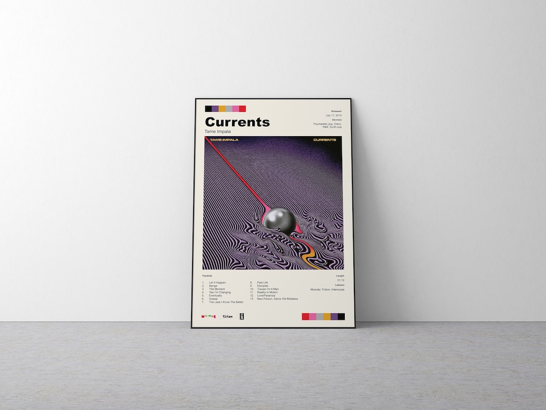 Tame Impala Currents Album Poster Digital Download Print Wall Art - Etsy