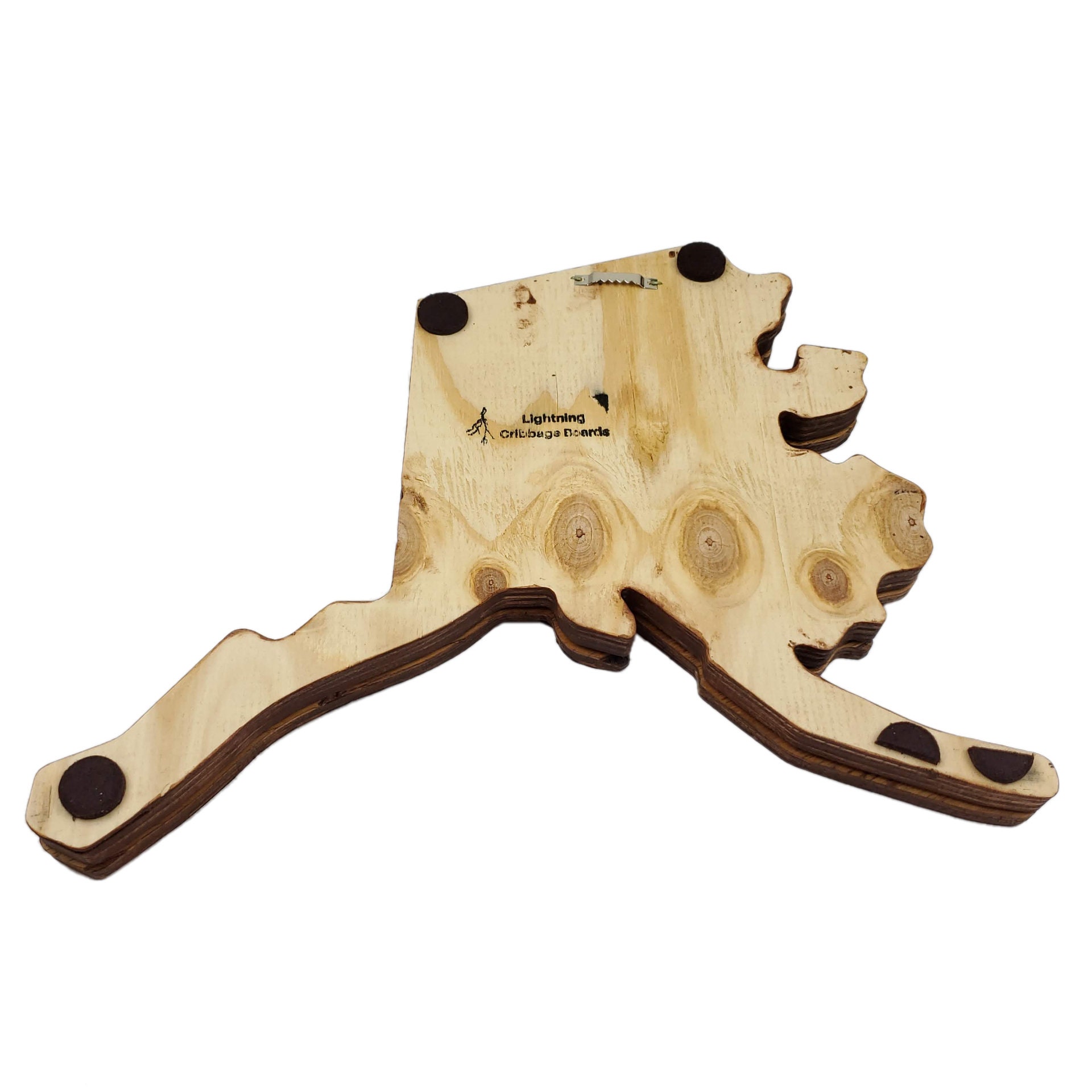 Deluxe Alaska State Cribbage Board Fractal Burn Continuous Etsy