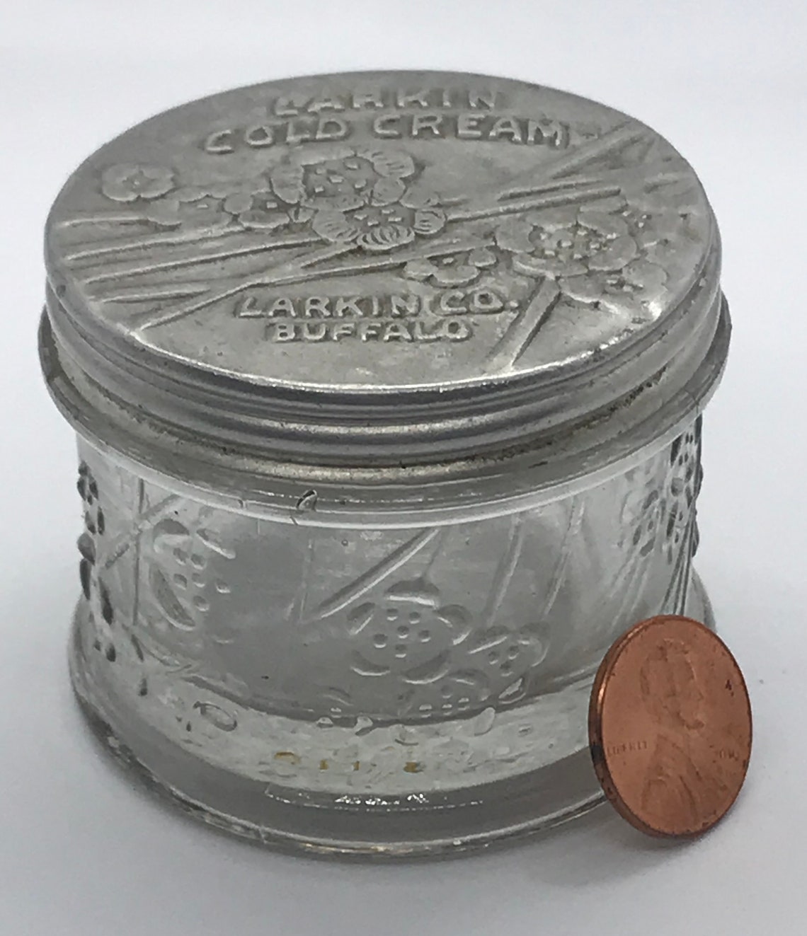 Victorianera Larkin Cold Cream Jar Etsy