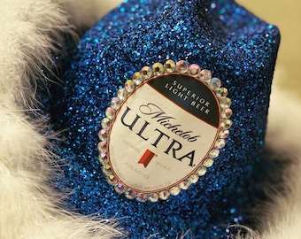 Sparkle Cowboy Hat Beer Alcohol Glitter Cowboy Hat Halloween