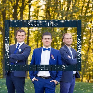 Wedding Photo Frame, Photo Booth, Wedding Decoration, Wedding Photo Prop, Landscape or Portrait Instant Download Try Before You Buy AB2