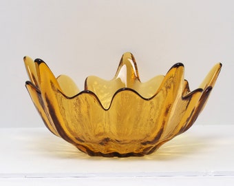 Viking Epic Stockholm - Spiked Lotus - Amber Bowl - Wayne Husted  MCM