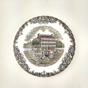 Johnson Bros - Staffordshire Heritage Hall 10&quot; Dinner Plate Georgian Town House England