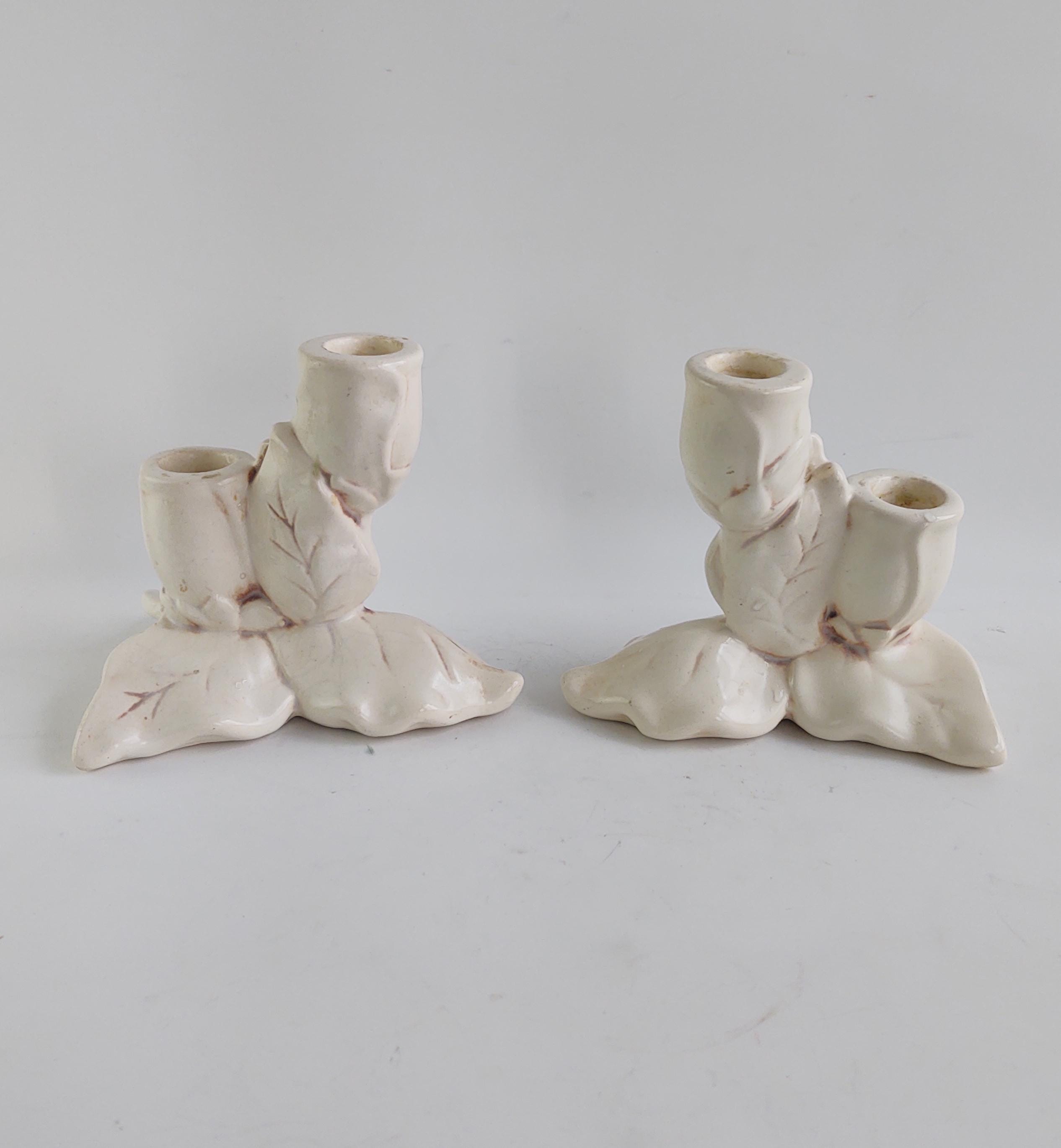 Red Wing - Candle Holders - Ivory - Magnolia  -  1228