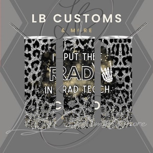 Rad tech tumbler wrap AND mock-up bundle!!