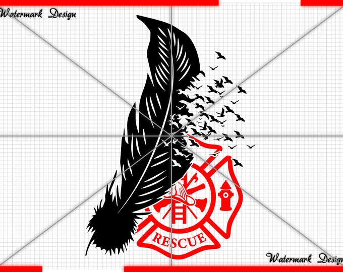 us flag svg police back the red patriotic svg 4th july thin red matter Feather Firefighter Rescue Flag Fire Thin red Matter forth july