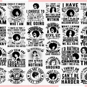 Afro Bundle SVG, Black lives matter svg, black girl svg, black history svg, melanin svg, african svg, melanin svg, african svg - Afro2 V3