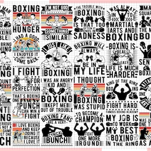 Boxing Bundle SVG, Boxing SVG, Boxing Gloves SVG, Boxer svg, Boxing svg file, fighting svg, fighting gloves svG, mma svg - Boxing V3